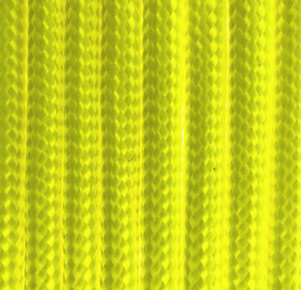 Paracord Farbe Neon Gelb für handgefertigte Hundehalsbänder