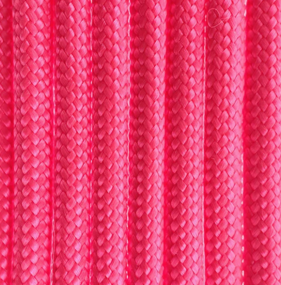 Paracord Farbe Neon Pink für handgefertigte Hundehalsbänder