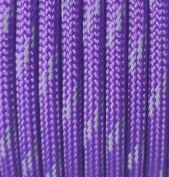 Paracord Farbe Reflektor Lila für handgefertigte Hundehalsbänder