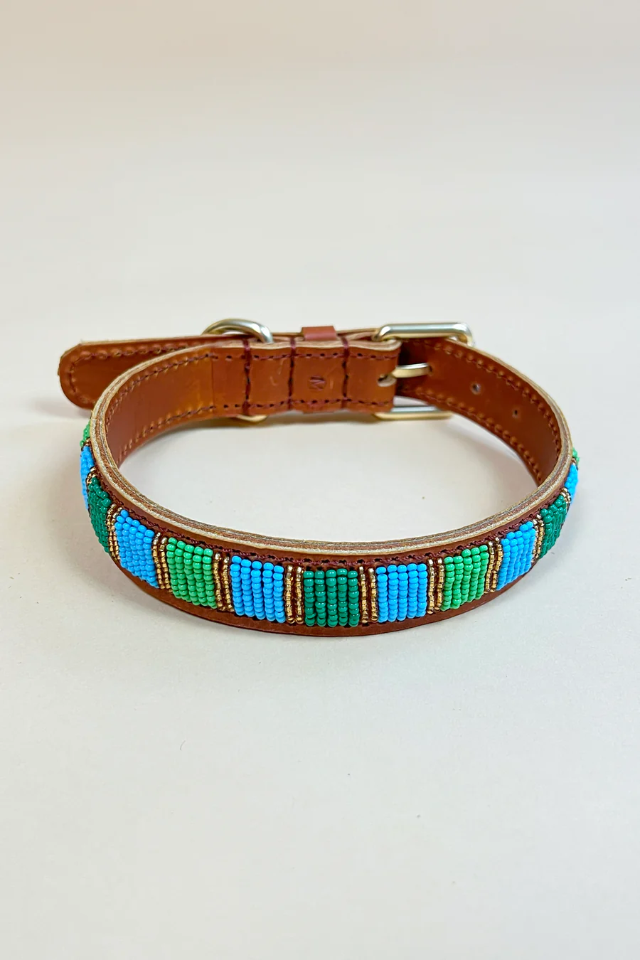 PLAKKIES Halsband - Baobab, handgefertigt mit einem exotischen Design inspiriert von afrikanischen Mustern